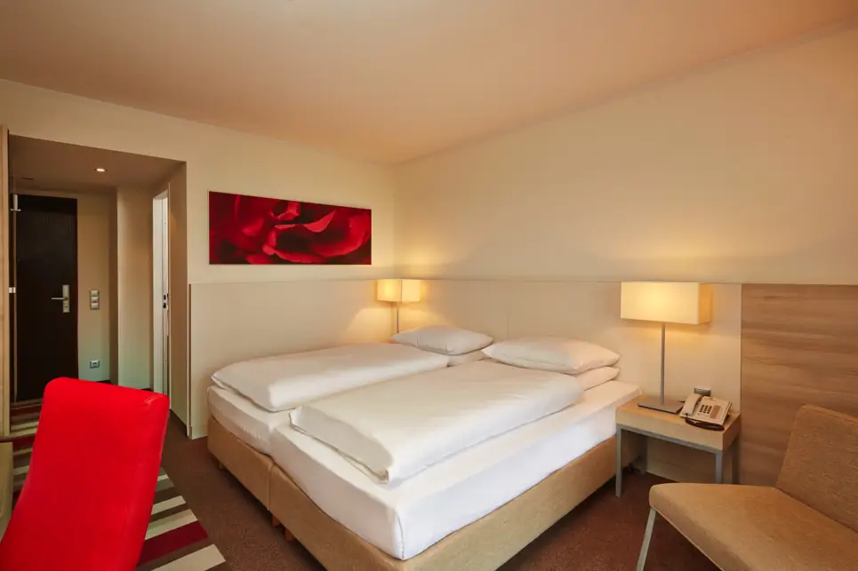 Hotel room at the H+ Hotel Bad Soden - Official website