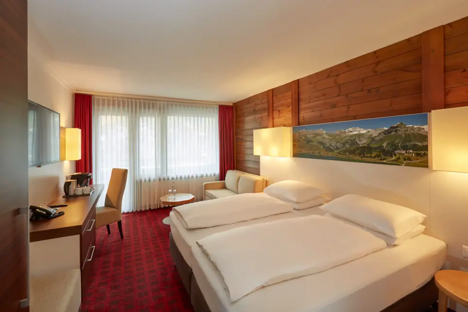 Deluxe Doppelzimmer im H+ Hotel & Spa Engelberg - Offizielle Webseite