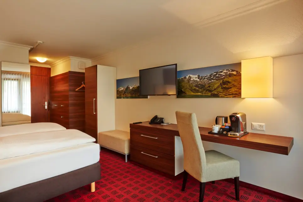 Deluxe Doppelzimmer im H+ Hotel & Spa Engelberg - Offizielle Webseite