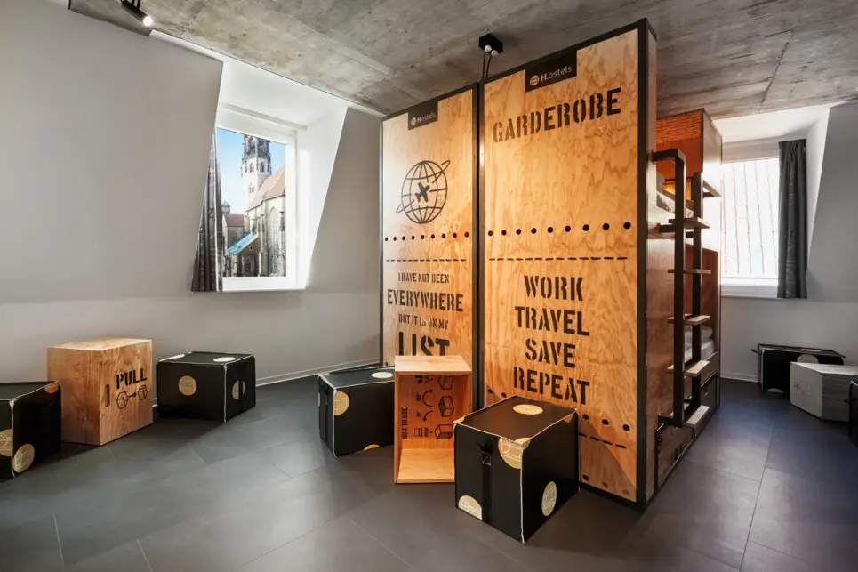 Mehrbettzimmer mit 8 Betten - H.ostel Münster - Offizielle Webseite