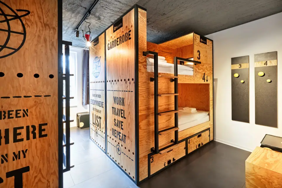 Mehrbettzimmer mit 6 Betten - H.ostel Münster - Offizielle Webseite