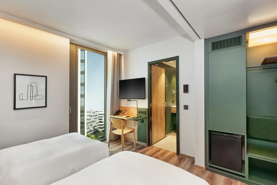 Komfort Twin Zimmer im H+ Hotel Frankfurt Eschborn